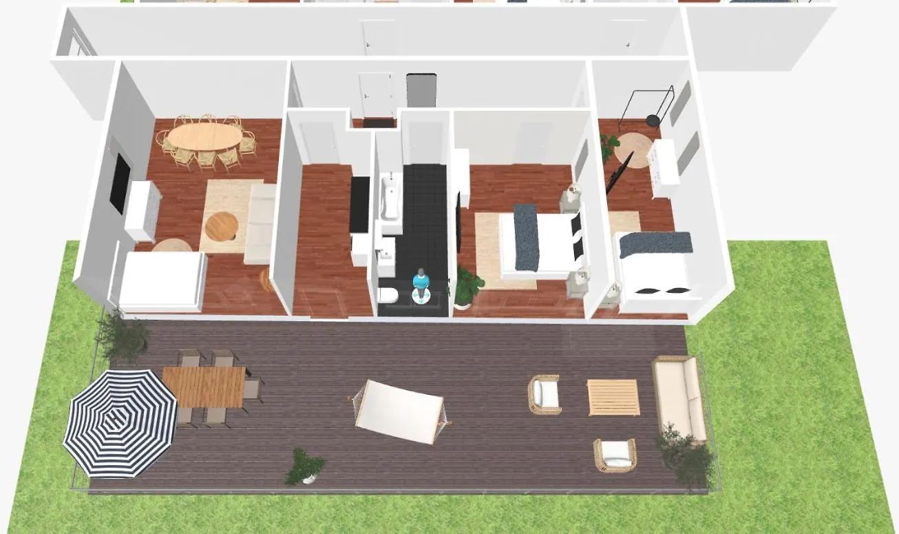 Global Living - Design Apartments I Terrace I Kitchen I Smart-Tv I Parking Space I Muenchen Germany